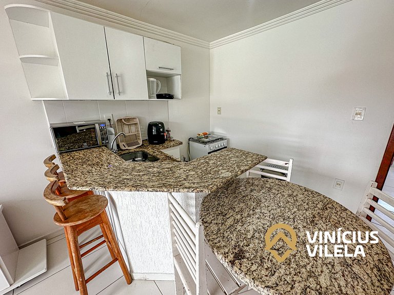 Taperapuã | Flat com Piscina e Sauna