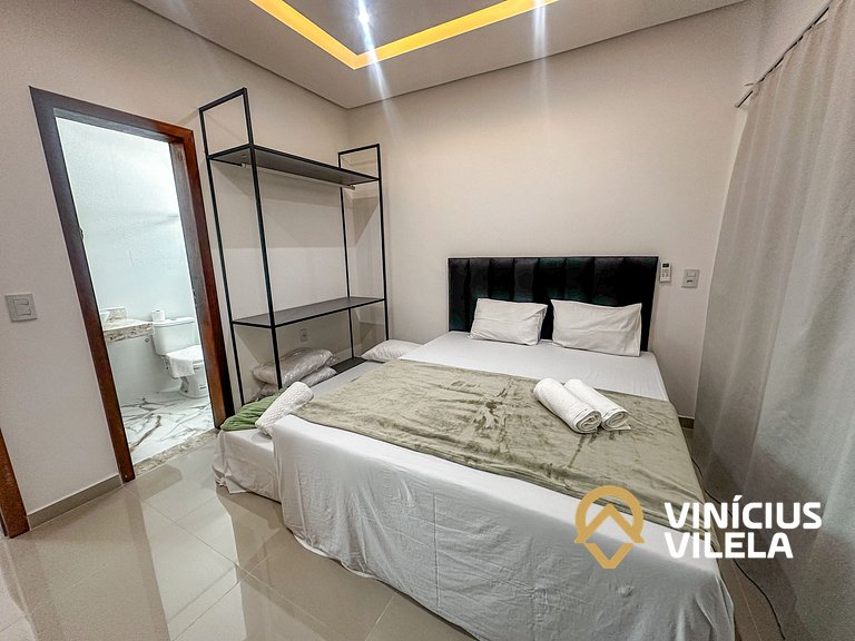 Apto 2 Quartos a 350m da Praia de Taperapuã