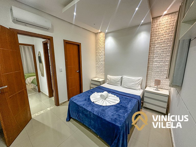 Duplex a 80m da Praia de Taperapuã