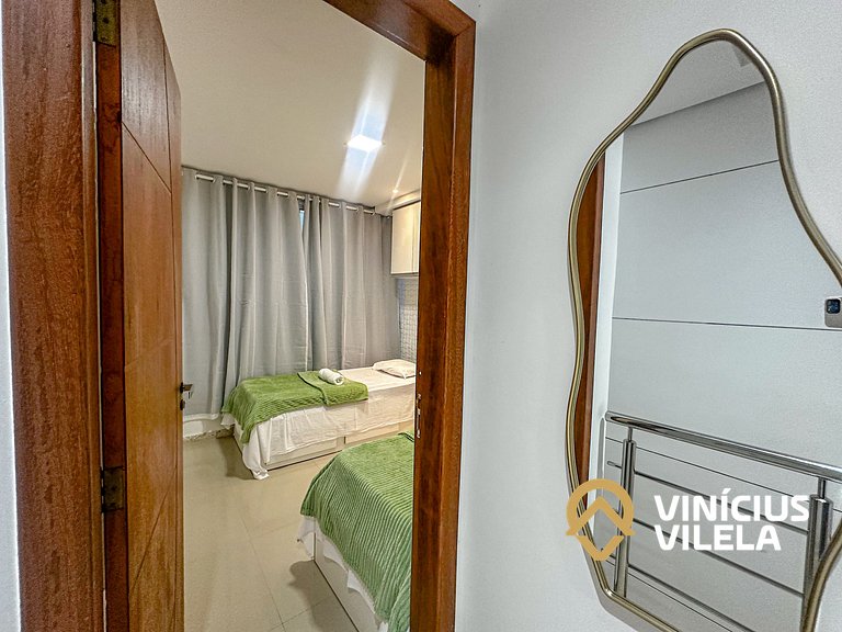 Duplex a 80m da Praia de Taperapuã