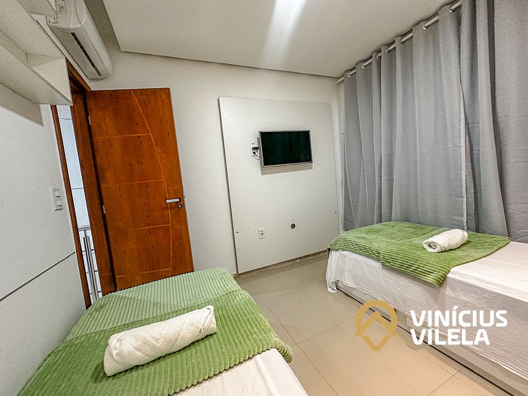 Duplex a 80m da Praia de Taperapuã