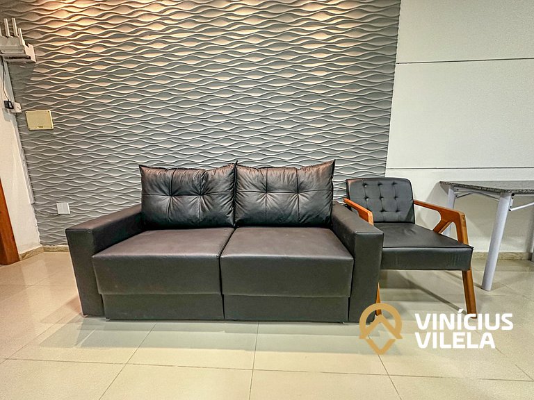 Duplex a 80m da Praia de Taperapuã