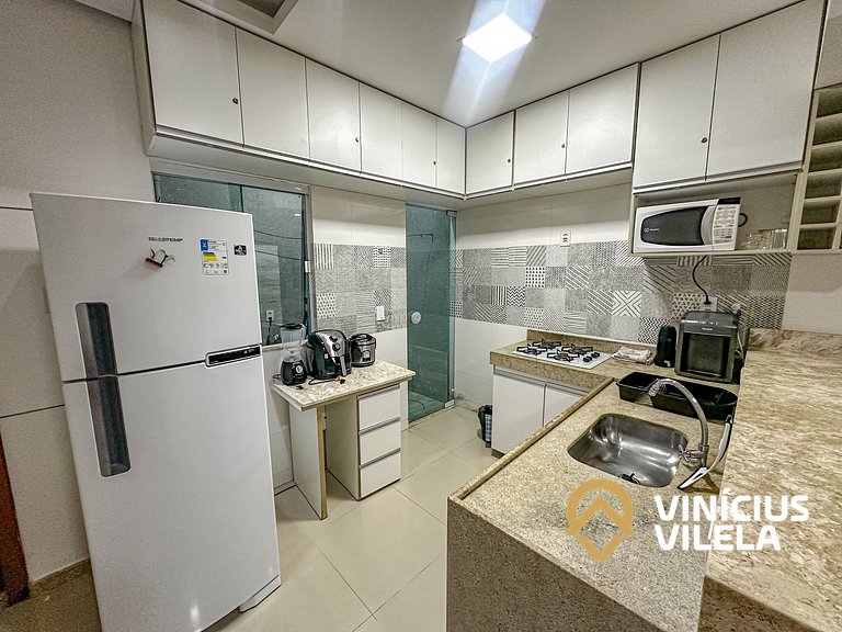 Duplex a 80m da Praia de Taperapuã