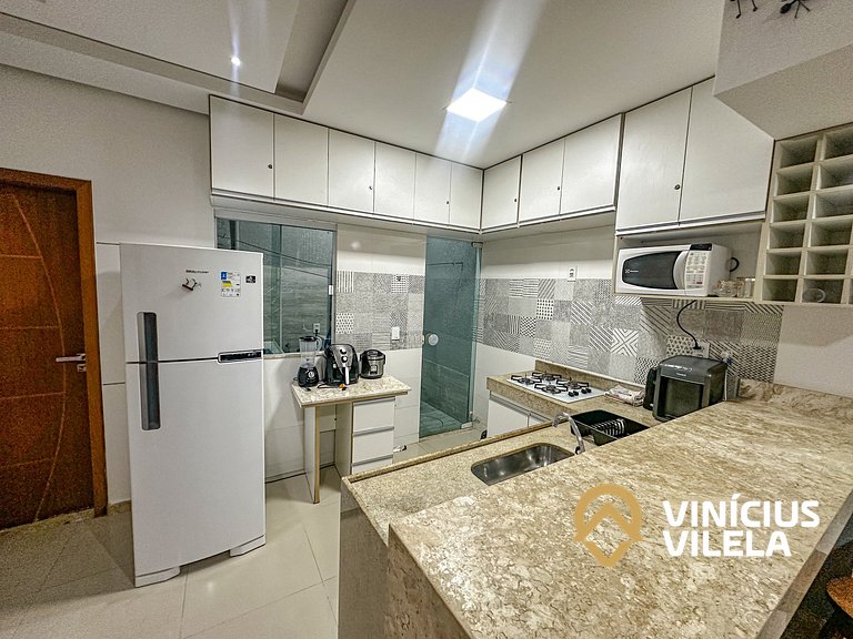 Duplex a 80m da Praia de Taperapuã