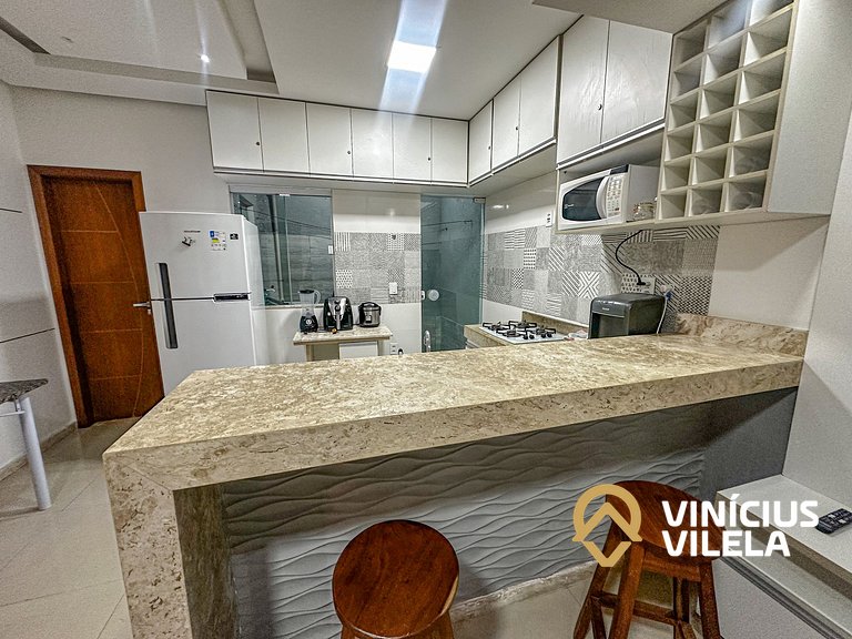 Duplex a 80m da Praia de Taperapuã