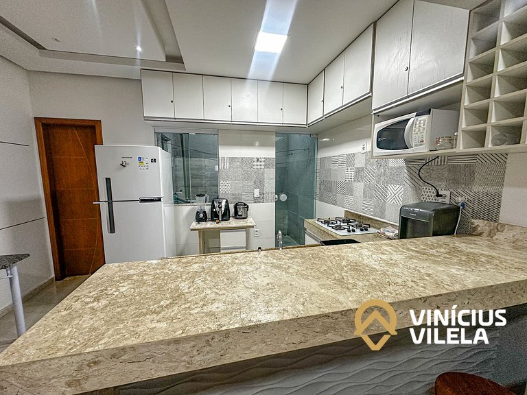 Duplex a 80m da Praia de Taperapuã