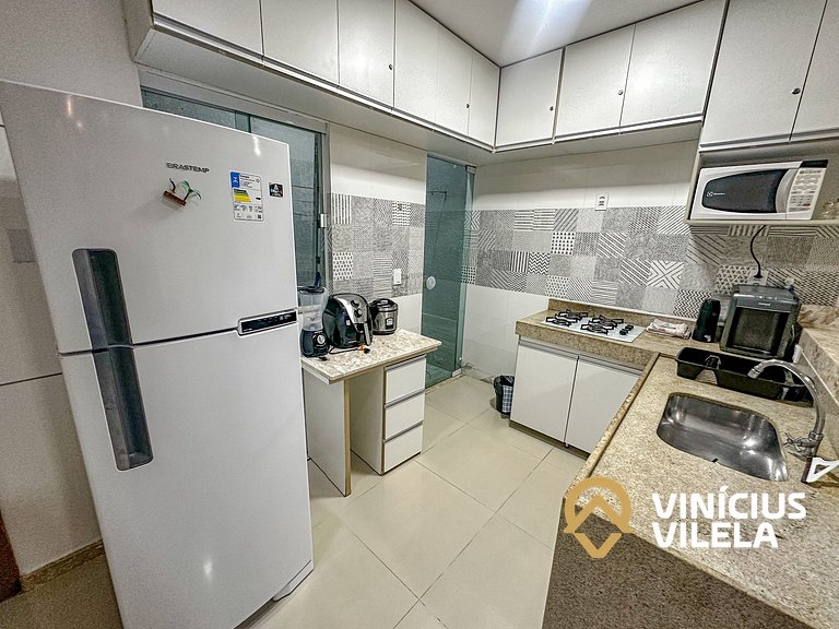 Duplex a 80m da Praia de Taperapuã