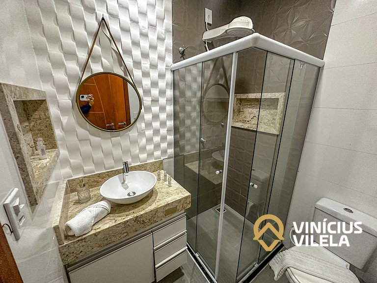 Duplex a 80m da Praia de Taperapuã