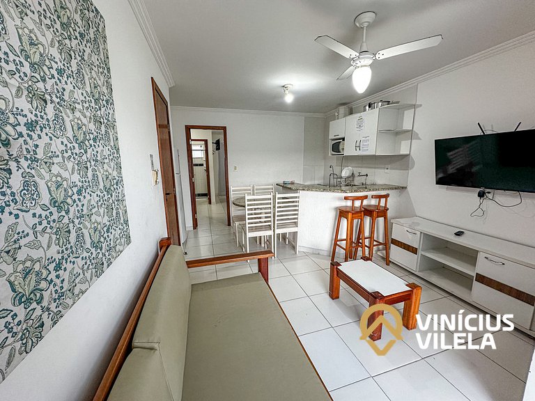 Taperapuã | Flat com Piscina e Sauna