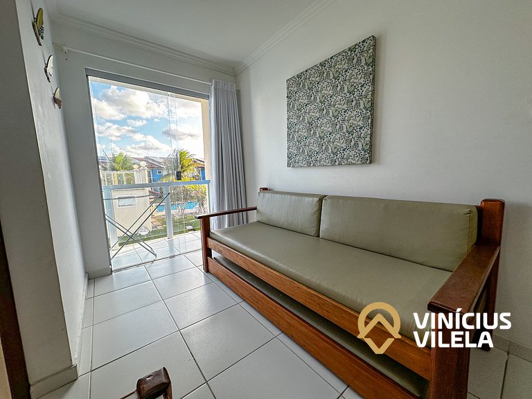Taperapuã | Flat com Piscina e Sauna