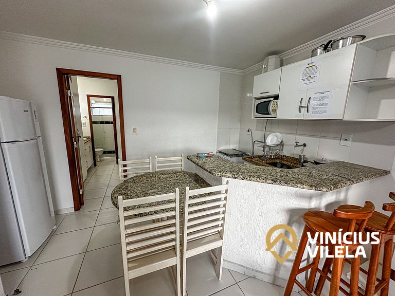 Taperapuã | Flat com Piscina e Sauna