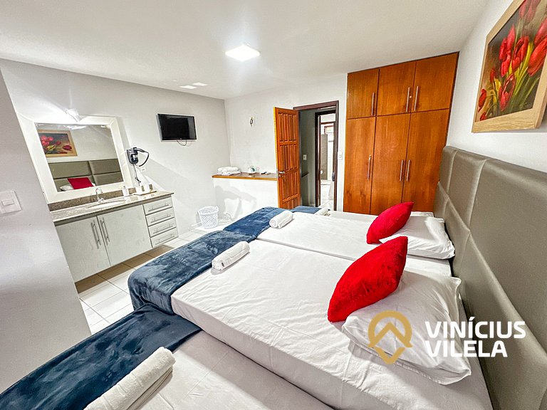 Casa 2 suítes, piscina e sauna, Praia Taperapuã