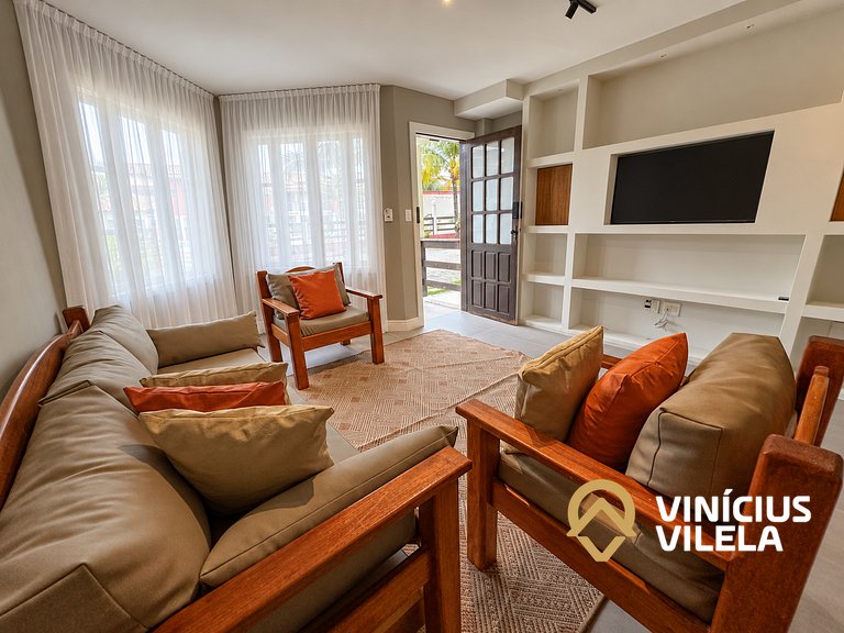 Casa 2 suítes, piscina e sauna, Praia Taperapuã