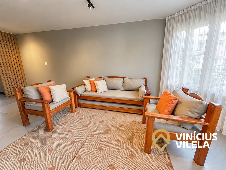 Casa 2 suítes, piscina e sauna, Praia Taperapuã