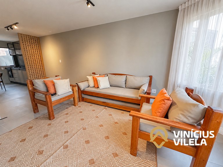 Casa 2 suítes, piscina e sauna, Praia Taperapuã