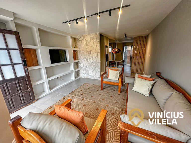 Casa 2 suítes, piscina e sauna, Praia Taperapuã