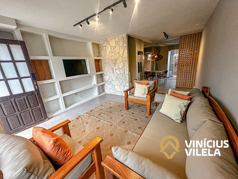 Casa 2 suítes, piscina e sauna, Praia Taperapuã