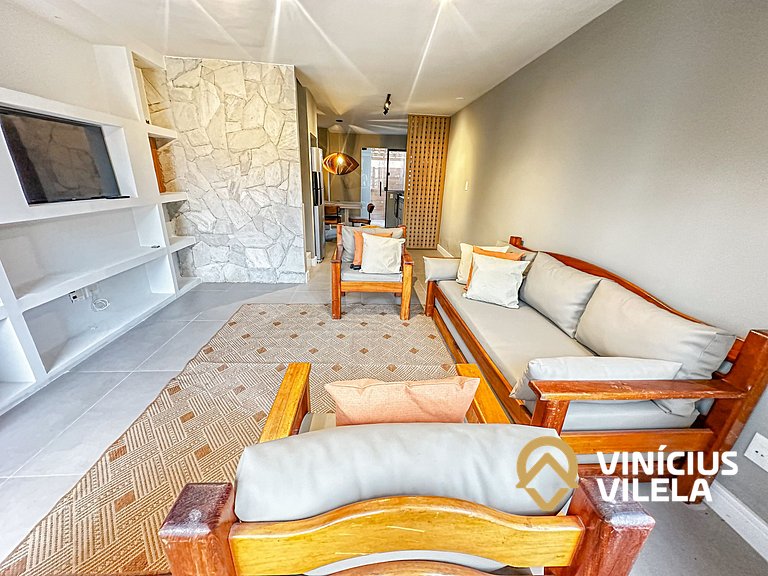 Casa 2 suítes, piscina e sauna, Praia Taperapuã