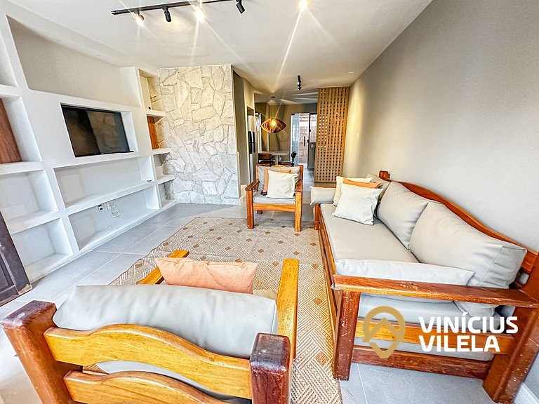 Casa 2 suítes, piscina e sauna, Praia Taperapuã
