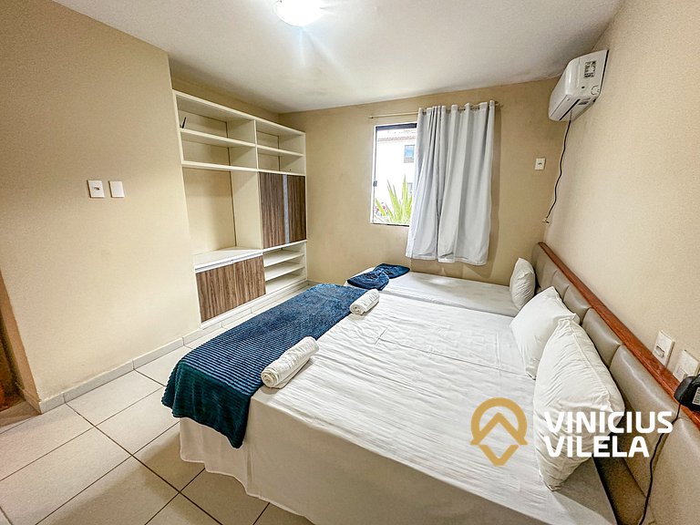 Apartamento térreo com 2 quartos