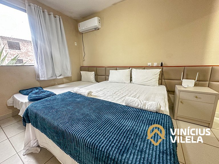 Apartamento térreo com 2 quartos