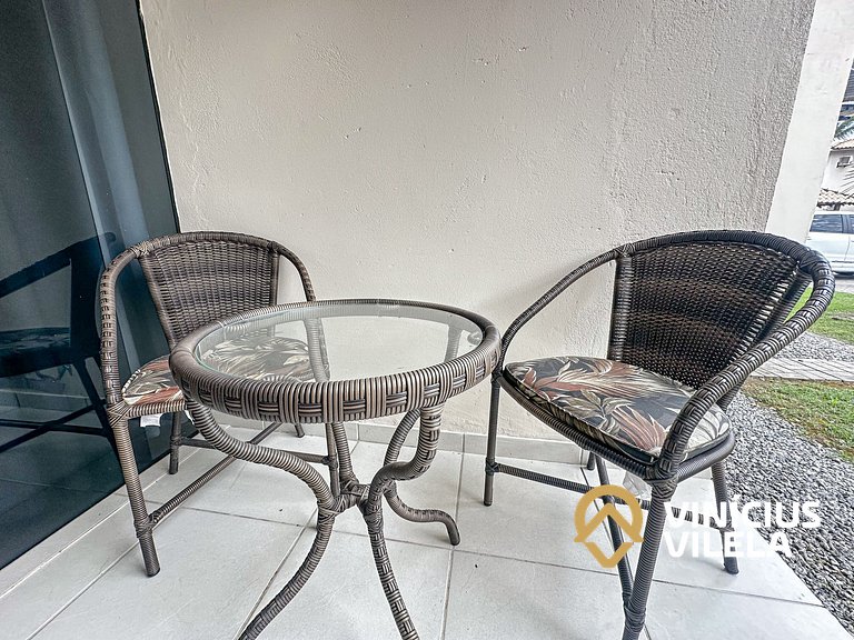 Apartamento térreo com 2 quartos