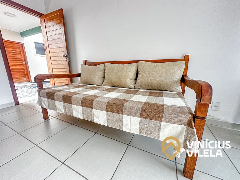 Apartamento térreo com 2 quartos