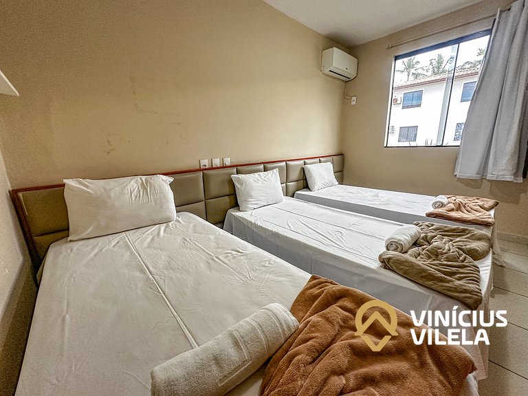 Apartamento térreo com 2 quartos