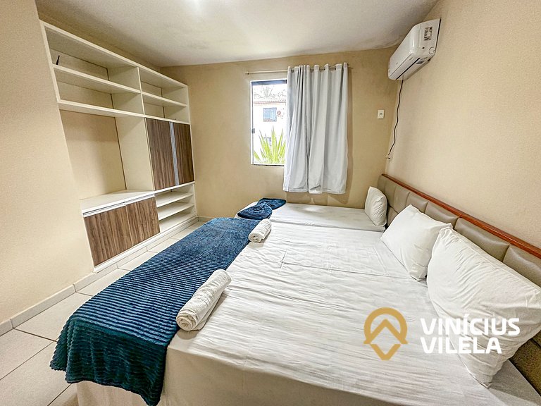 Apartamento térreo com 2 quartos