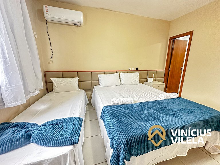 Apartamento térreo com 2 quartos