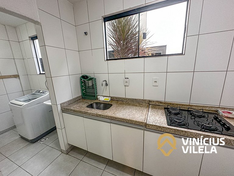 Apartamento térreo com 2 quartos