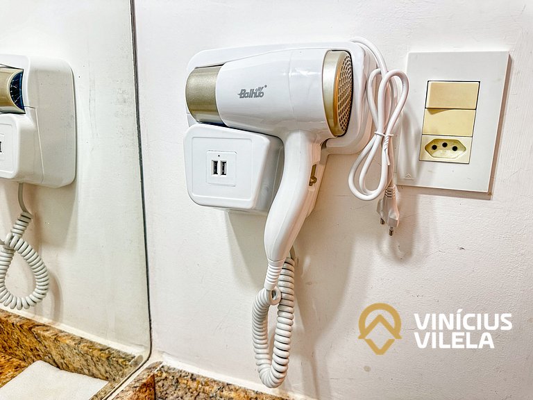 Taperapuã | Flat com Piscina e Sauna