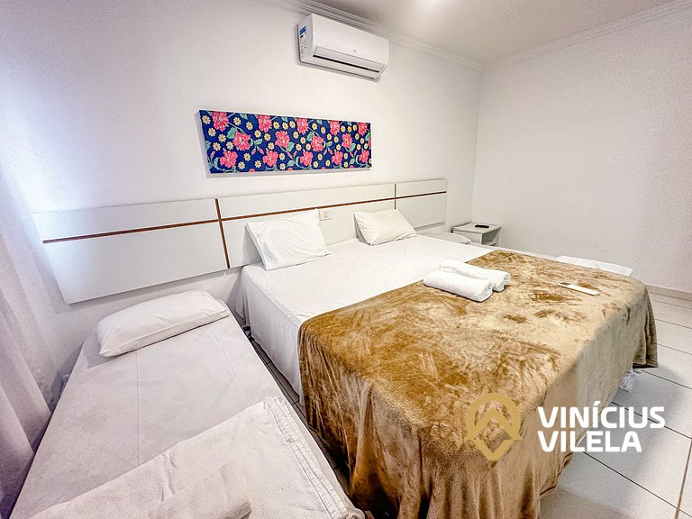 Taperapuã | Flat com Piscina e Sauna