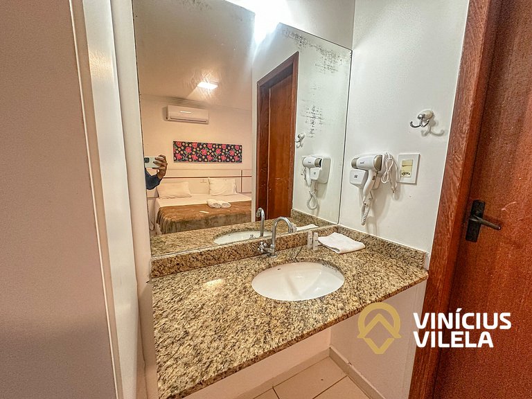 Taperapuã | Flat com Piscina e Sauna