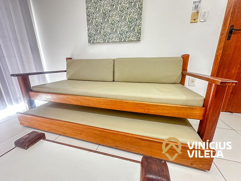 Taperapuã | Flat com Piscina e Sauna