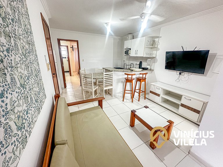 Taperapuã | Flat com Piscina e Sauna
