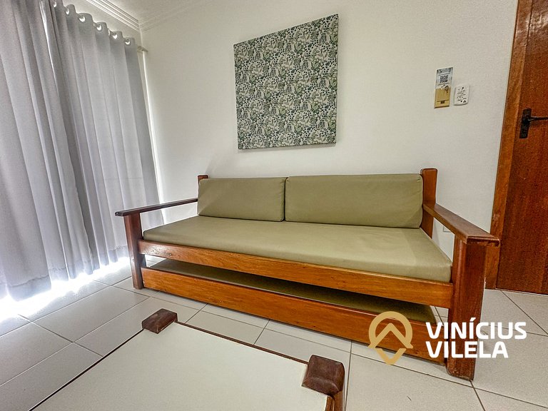 Taperapuã | Flat com Piscina e Sauna