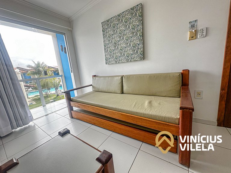 Taperapuã | Flat com Piscina e Sauna