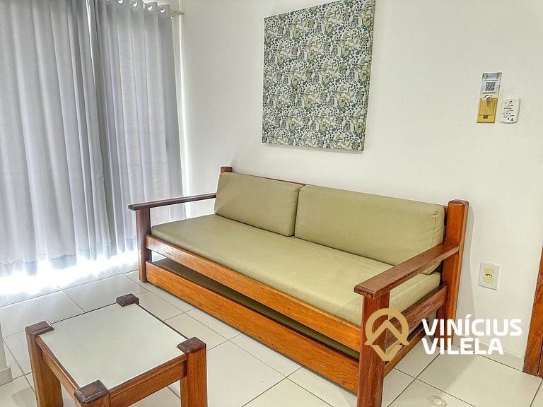 Taperapuã | Flat com Piscina e Sauna