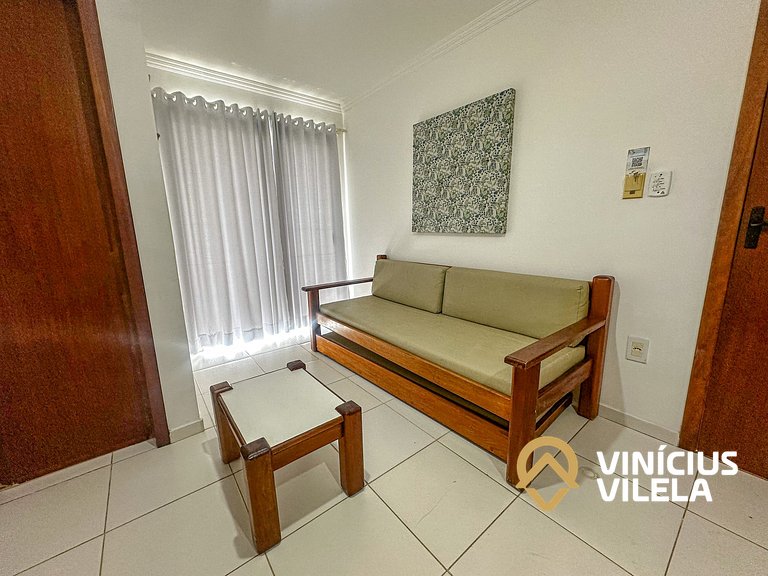 Taperapuã | Flat com Piscina e Sauna