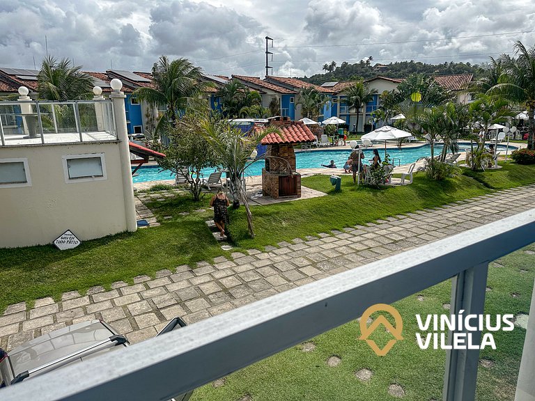 Taperapuã | Flat com Piscina e Sauna