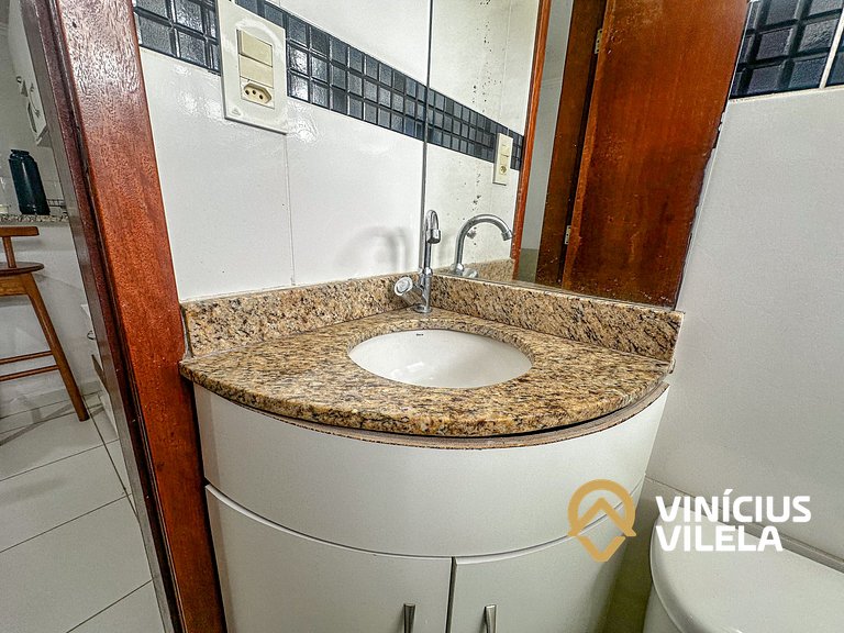 Taperapuã | Flat com Piscina e Sauna