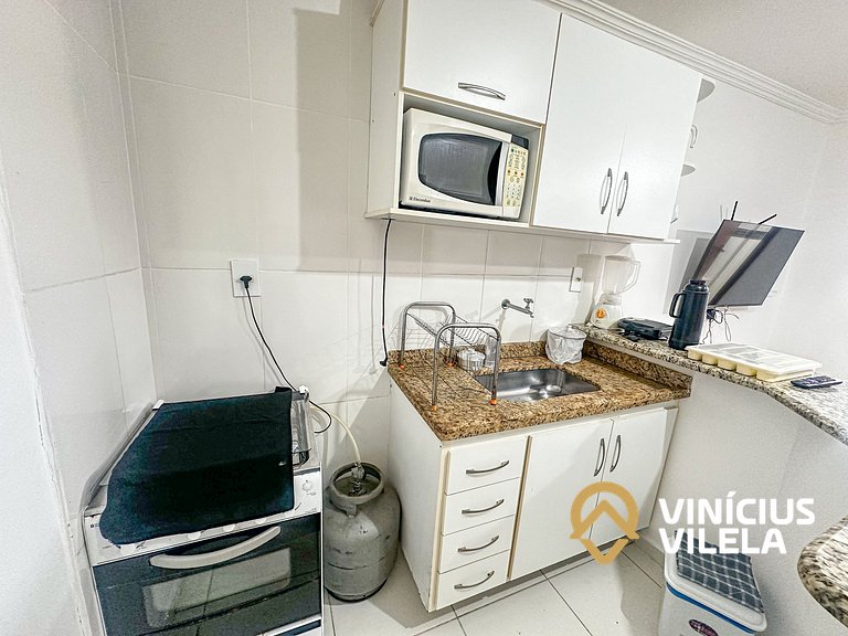 Taperapuã | Flat com Piscina e Sauna