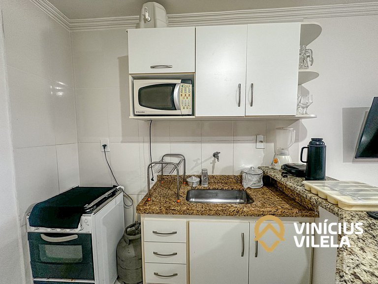 Taperapuã | Flat com Piscina e Sauna