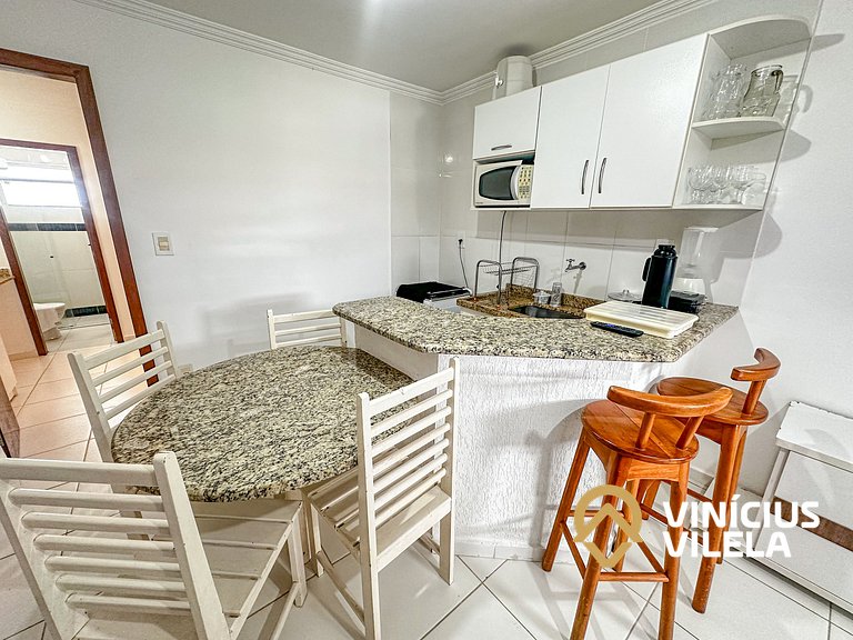 Taperapuã | Flat com Piscina e Sauna