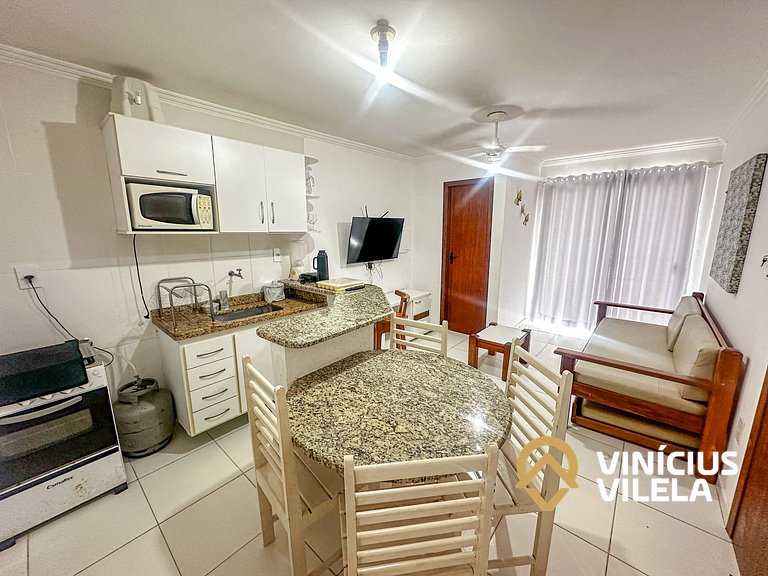 Taperapuã | Flat com Piscina e Sauna