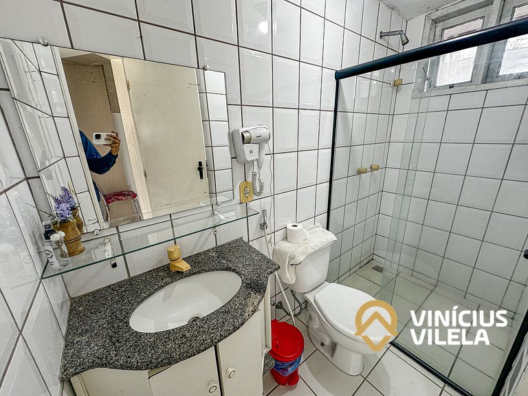 Apê 2Q cond. com piscina prox ao Axé Moi