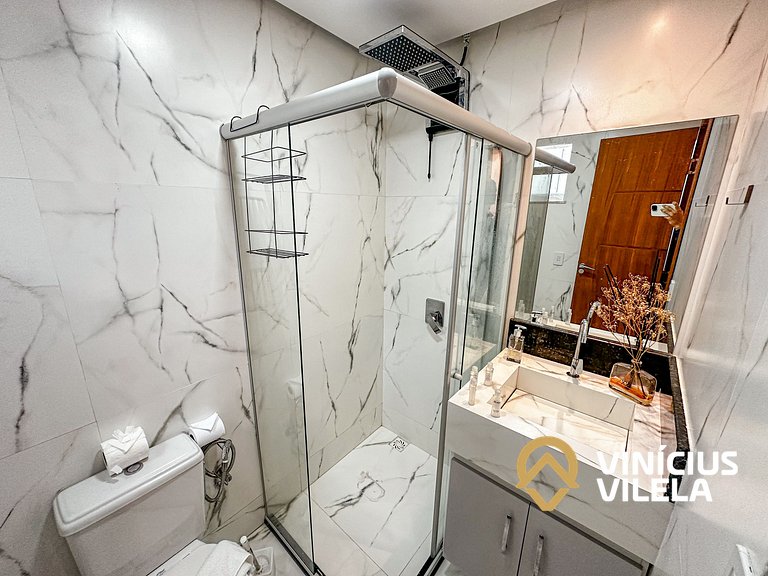 Casa com Piscina Privativa a 100m da Praia