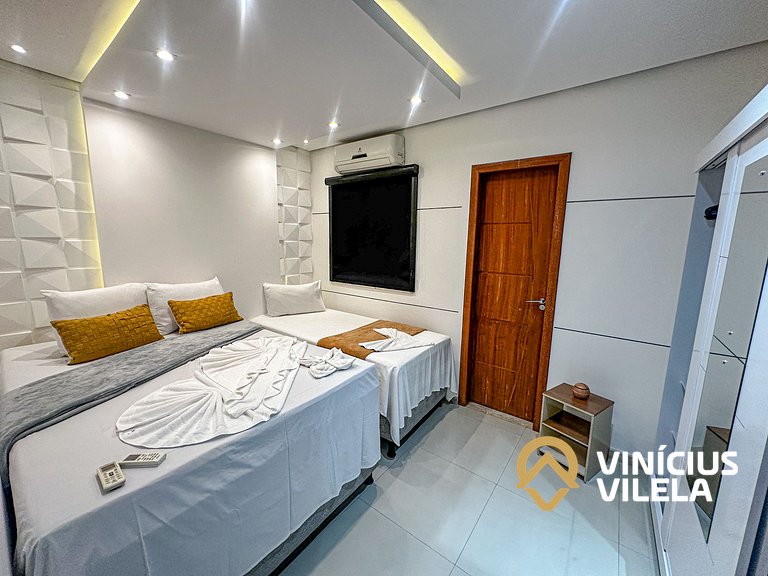 Casa com Piscina Privativa a 100m da Praia