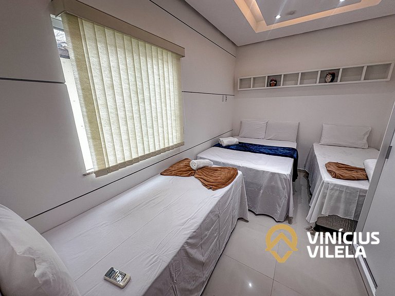 Casa com Piscina Privativa a 100m da Praia